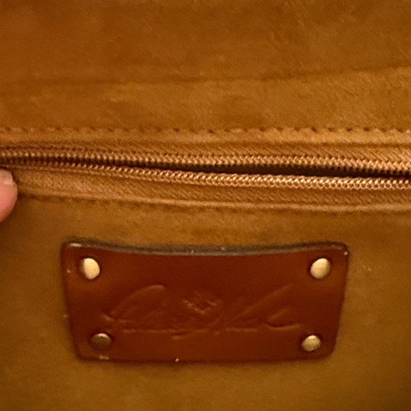 Patricia Nash Mango “Evangeline”Floral Embossed Crossbody/chain handle Bag NIB - Picture 13 of 16